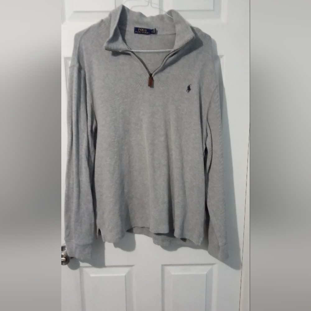 Polo by Ralph Lauren Gray 1/4 Zip Pullover